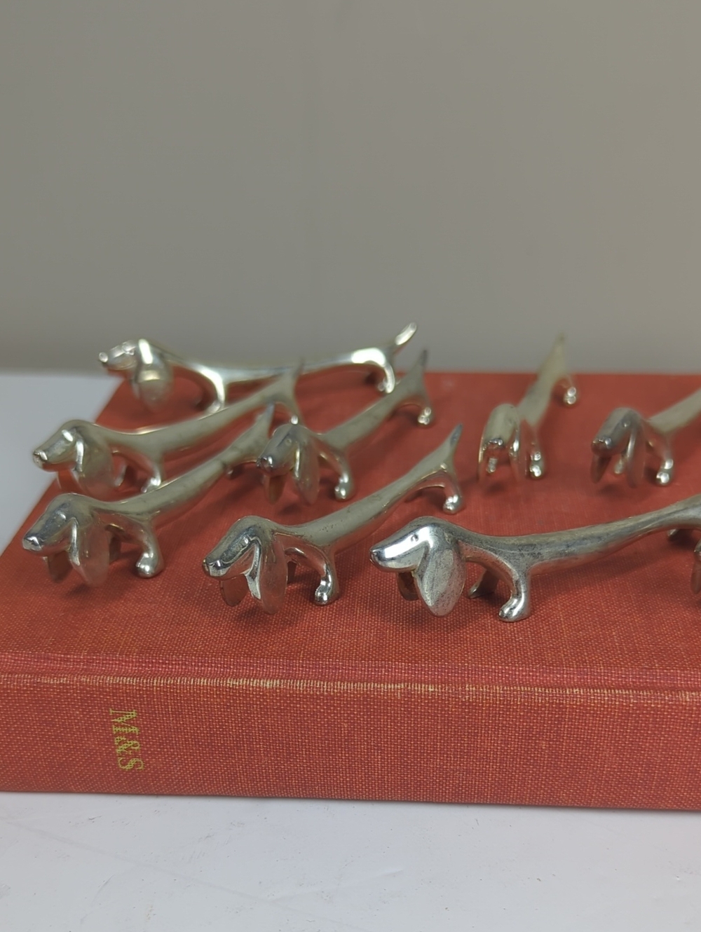 Silver Dachshund Cutlery Rest Set - Home Accents 12